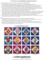 Hollyhocks Basket Blooms Prefused Laser Kit