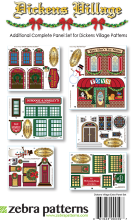Extra Detail Panels Set for Tree Skirt Applique Bundle