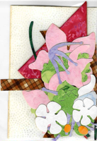 Columbine Basket Blooms Prefused Laser Kit