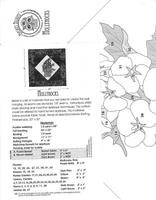 Hollyhocks Basket Blooms Prefused Laser Kit