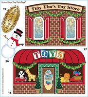 Extra Detail Panels Set for Tree Skirt Applique Bundle