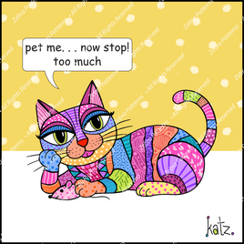 Pet Me Katz Quote Panel