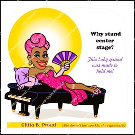 Glitta B Proud Quote Panel