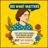 Helen Keller Quote Panel