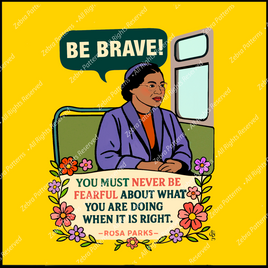 Rosa Parks Quote Panel