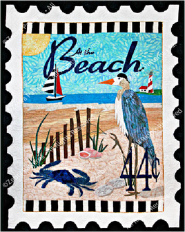 At the Beach Applique