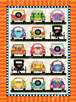 Buggies & Cars Pin Panel