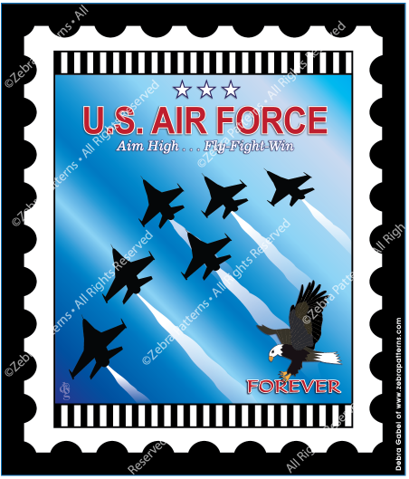 Air Force| Zebra Patterns