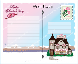 Valentine Postcard Kit