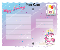 Birthday Postcard Kit