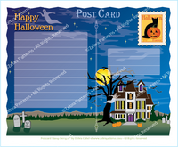 Halloween Postcard Kit