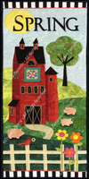 Spring Applique Skinny Barn