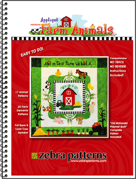 Applique Farm Animals