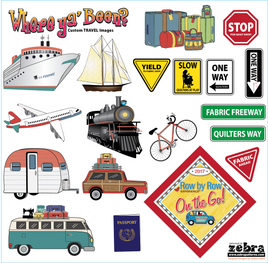 On the Go Printed Stickers Panel