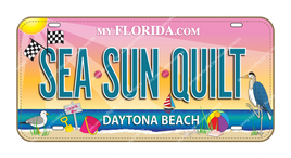Daytona Beach Florida FabricPlate™