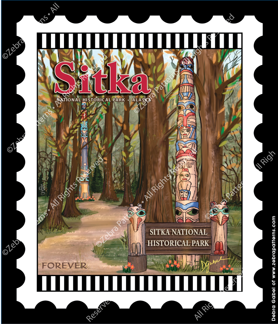 Sitka Historical Park Alaska| Zebra Patterns