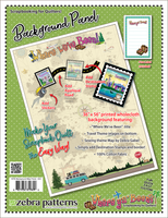 Travel Background Map Panel