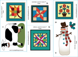 Skinny Barns Applique Panel Component Set